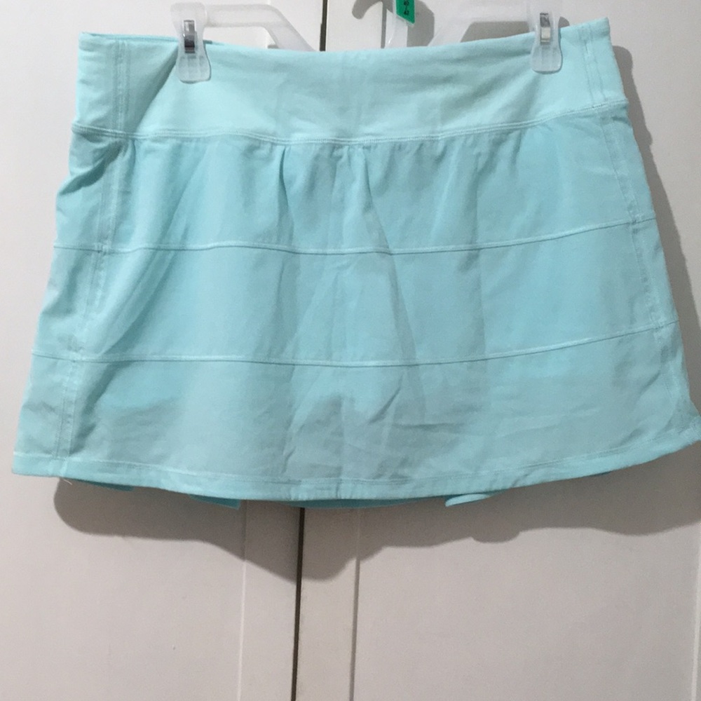 lululemon Skort Pace Rival Skirt Aquamarine Blue